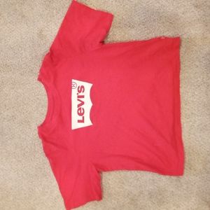Red Levi's kids shirt